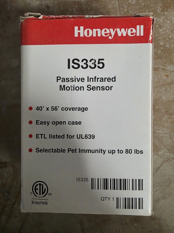Honeywell Passive Infrared Motion Sensor P/N IS335 Used gallery