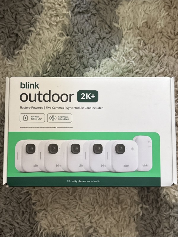 Blink – Outdoor 2K+ Wireless Smart Security Camera, 2K video, Two-way audio