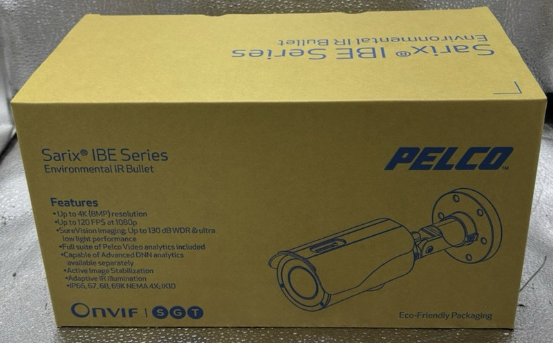 Pelco S-IBE338-1ER-M Sarix Enhanced 3MP Environmental IR Bullet Camera gallery