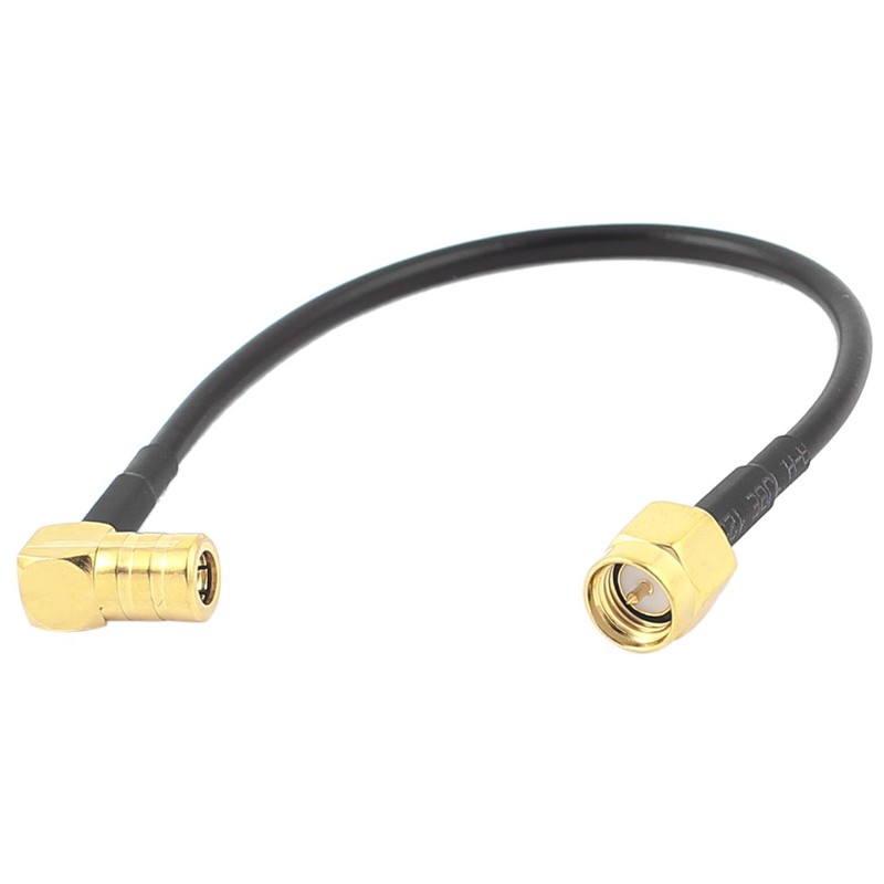 1Pcs SMA-J Male to SMB-KW Female RG174 Coaxial Cable Pigtail 15cm