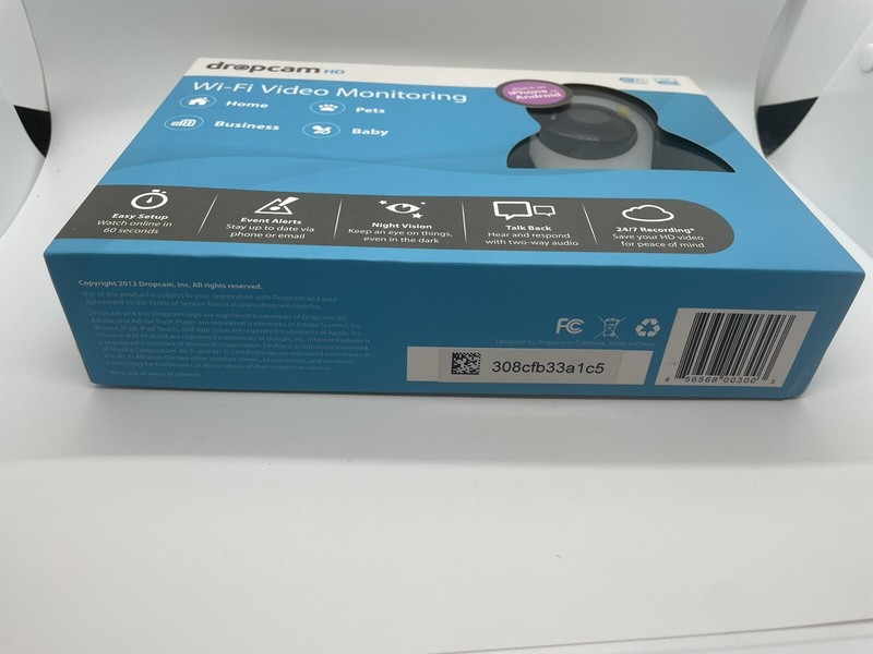 Dropcam Wi-Fi/Cloud Wireless Video Monitoring Camera w/ Night Vision/2-Way Audio gallery
