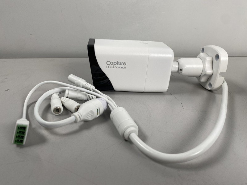 Capture Advance 5MP WDR IR Image Sensor Bullet IP Camera (R2-5MPFXBUL) - White gallery