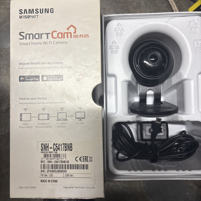 Samsung SNH-C6417BNB SmartCam HD Plus 1080p Wi-Fi IP Camera gallery
