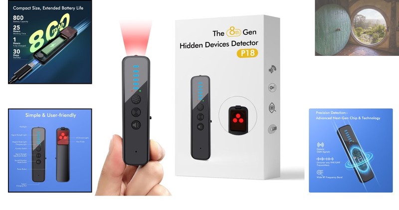 360-Degree Privacy Scanner - AI Detection for Hidden Cameras & GPS Trackers gallery