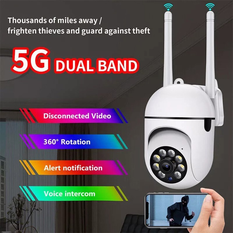 4 Pack Wireless 5G WiFi 1080P Security Camera System Smart Outdoor Night Vision gallery