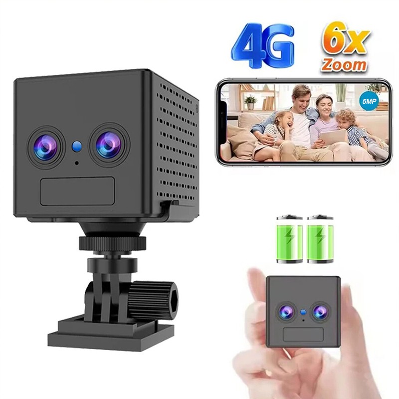5MP Security IP Camera Battery Powered Home Wireless WiFi/4G SIM Card Camera UHD gallery