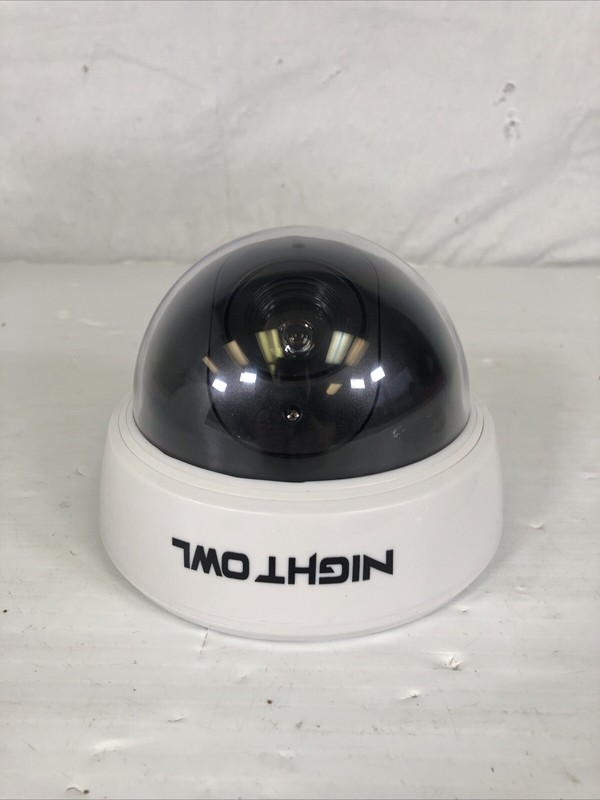 Night Owl Security Decoy Dummy Dome Camera W Flashing Red Light Indoor Outdoor gallery