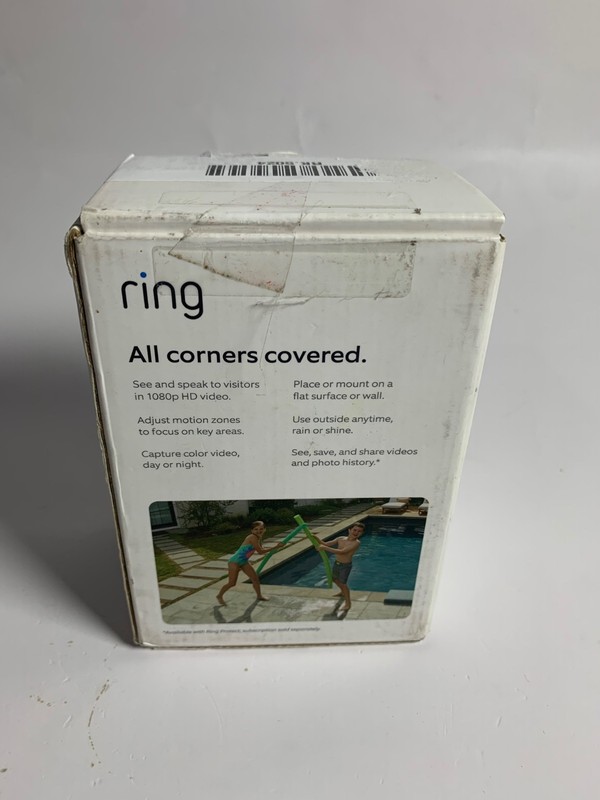 Ring Stick Up Cam Outdoor Wireless Security Camera - White gallery