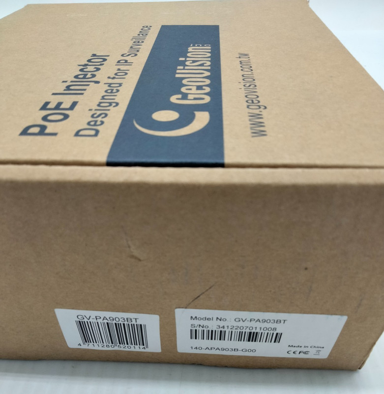 GEOVISION GV-PA903BT Single Port Gigabit BT PoE++ Adapter gallery