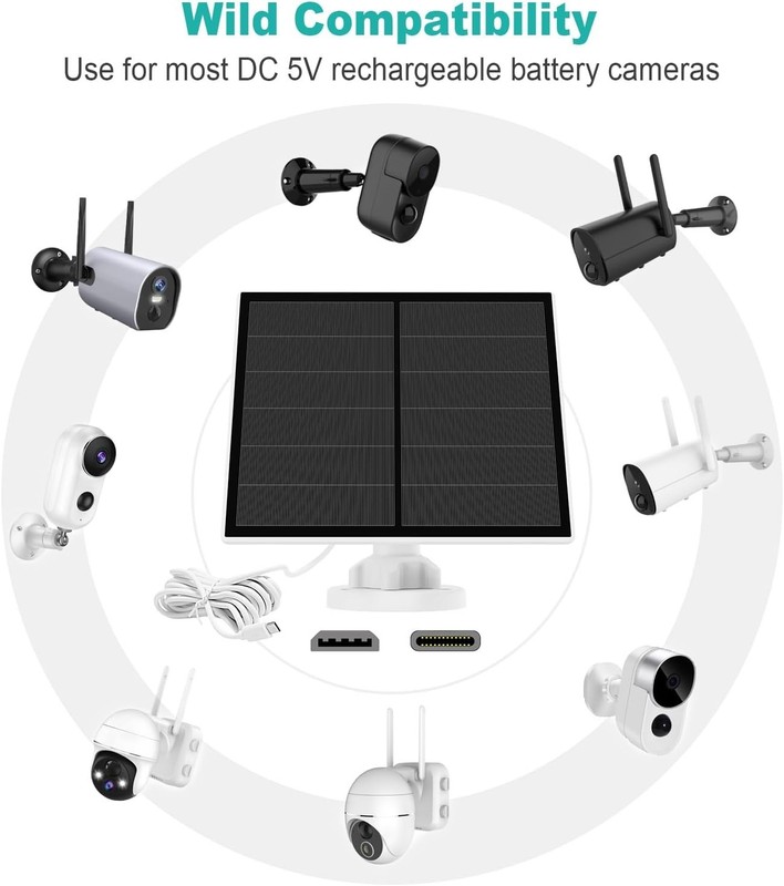High-Efficiency 5W Solar Panel with Adjustable Mount for Outdoor Surveillance gallery