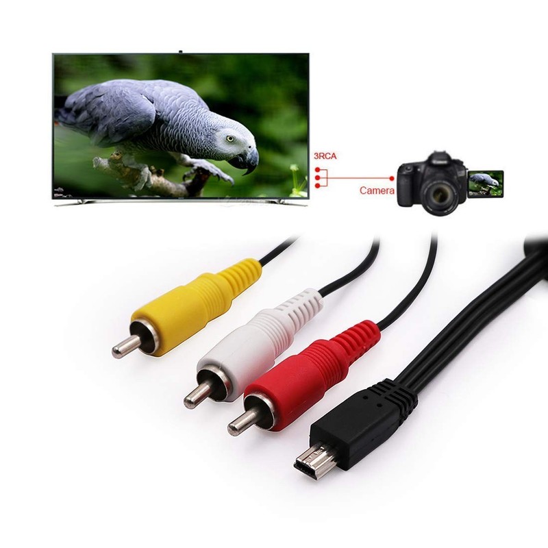 Replacement AVC-DC400ST Stereo AV Cable Compatible with Digital SLR Cameras E... gallery