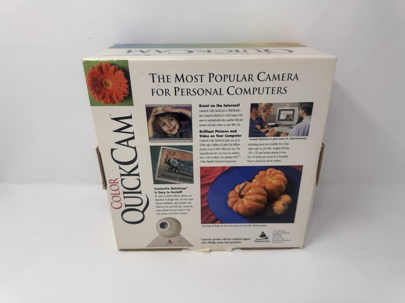 Connectix Color QuickCam Webcam For Apple Macintosh Vintage New In Box gallery