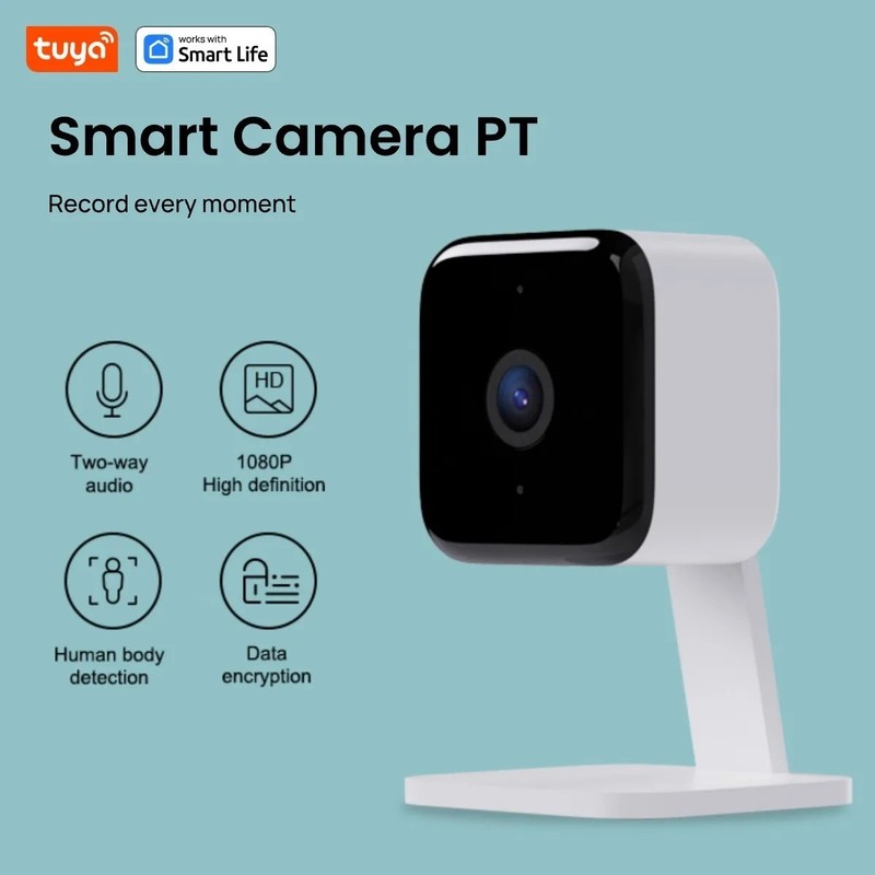 Tuya 1080P WiFi Smart Security Camera Baby Monitor Motion Tracking 2-Way Audio gallery