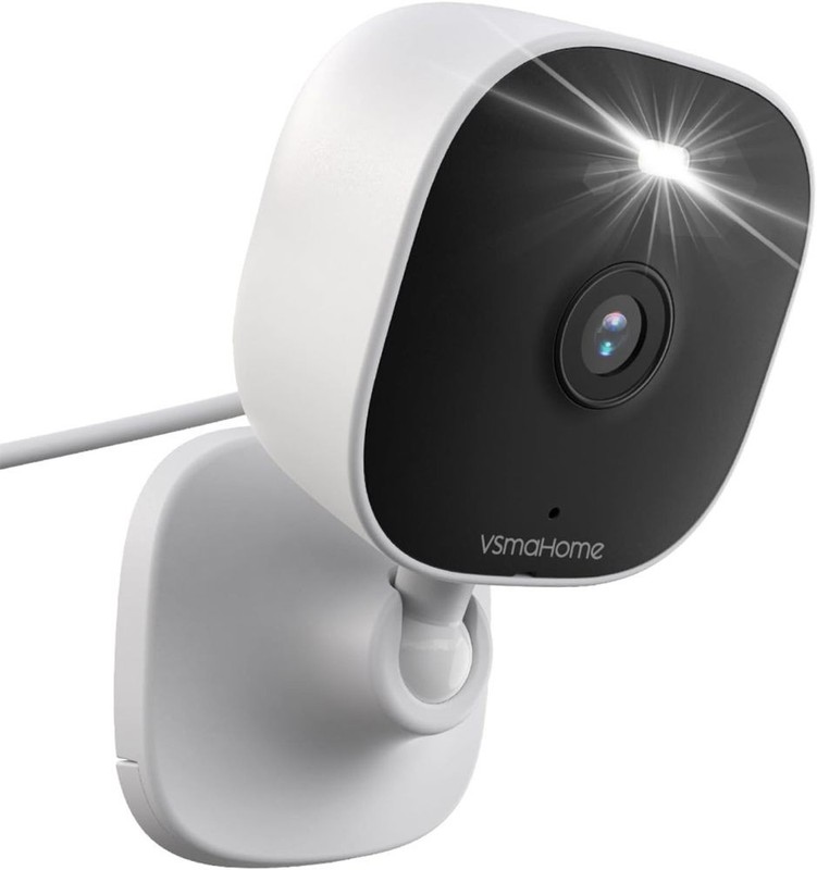 VSMAHOME 4MP WiFi Security Camera System Outdoor,Night Vision 2-Way Audio Alexa