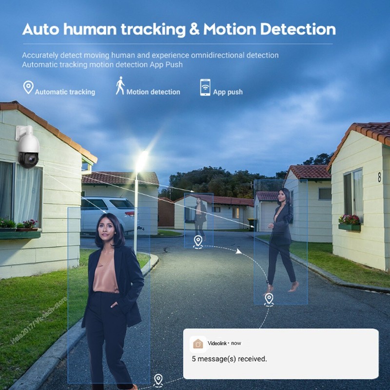 10pcs Vikylin 4K 8MP 360 degree 18X Zoom PTZ POE IP Camera Human Auto Tracking gallery