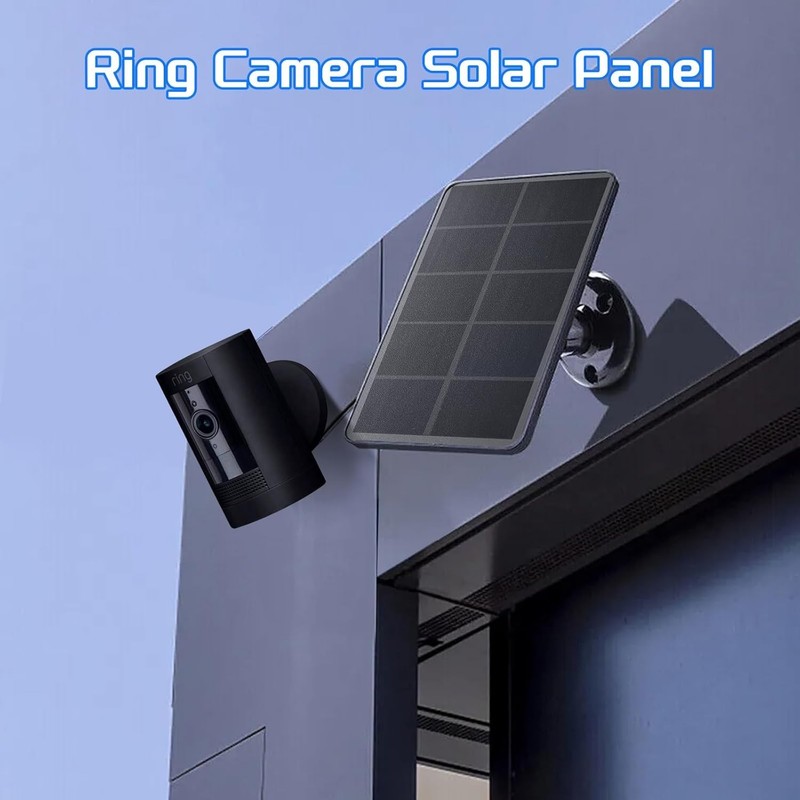 Ring Solar Panel Charger for Stick Up Cam & Spotlight Pro, 2-Pack, Waterproof gallery