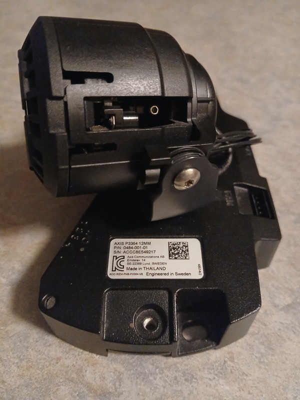 Axis P3364 12mm camera (minus housing) - Tested gallery