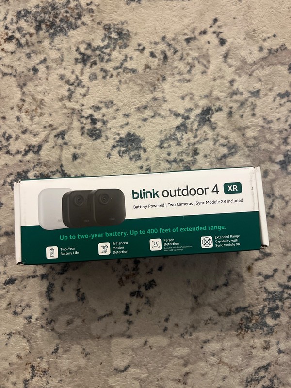 Blink Outdoor 4 XR Two Camera System w/Sync Module New Factory 2 Camera