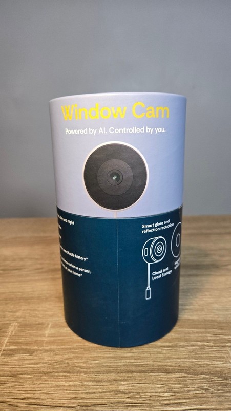 Cove Window Cam AI-Powered Security Camera Black – New