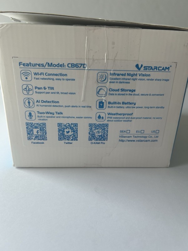 VStarcam CB67D 1080p Wi-Fi IP Pan/Tilt Camera Night Vision Weatherproof Alexa gallery