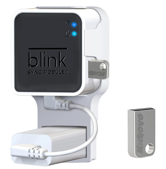 256GB USB Flash Drive and Outlet Wall Mount for Blink Sync Module 2 save Space gallery