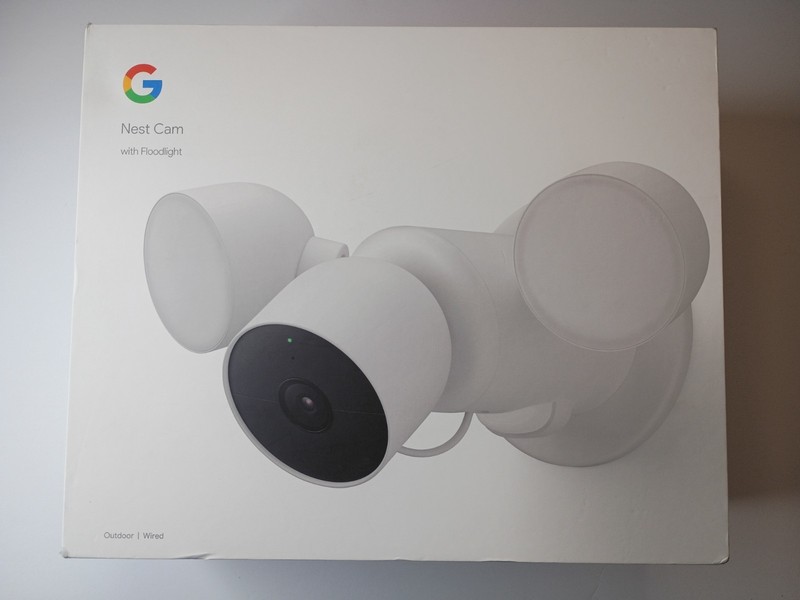 NEW! Google Nest Cam with Floodlight (Wired) Outdoor Smart Home Security Camera gallery