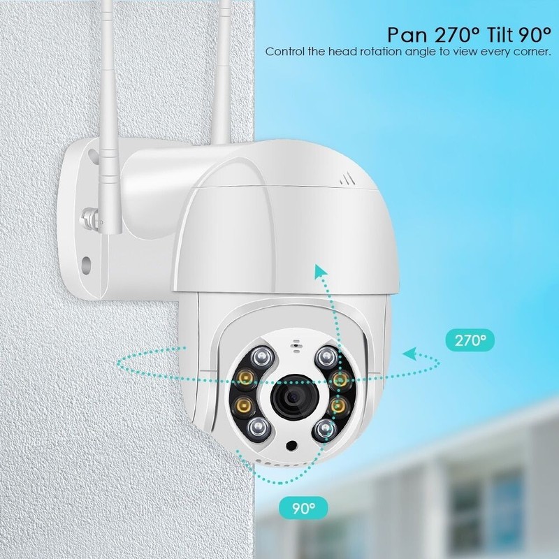 8MP 4K PTZ Wifi IP Camera Cloud HD 1080P 4X Digital Zoom CCTV Home Security Cam gallery