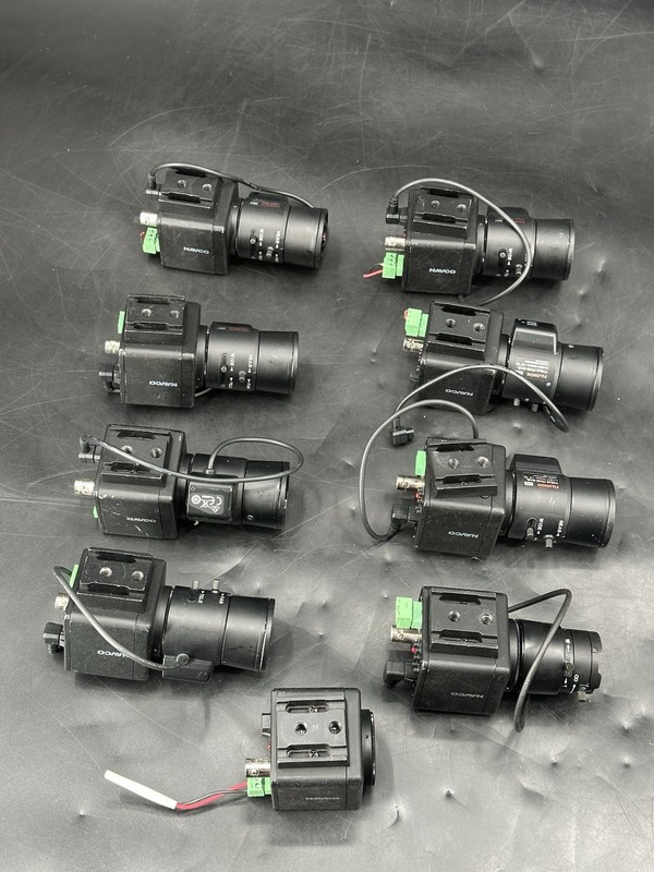 Lot Of 9 NAVCO Model 4900 Ultra High Resolution Color Camera With Lens gallery