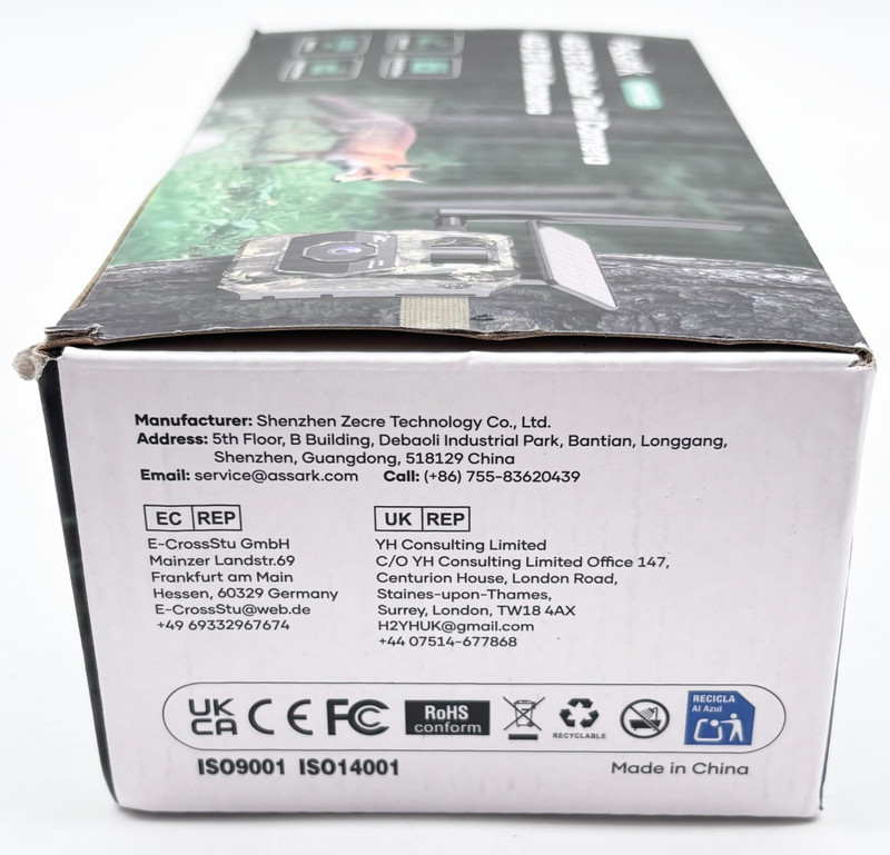 ASSARK PH970G 4G LTE 48MP Trail Camera With Solar gallery