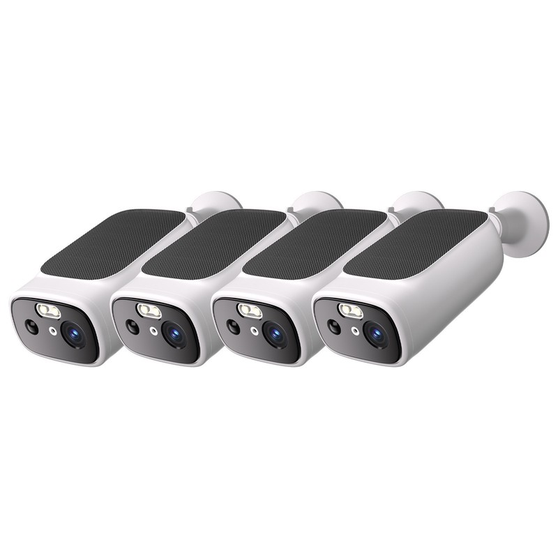 2K Solar Battery Powered Wifi Outdoor Home Security Camera System Wireless