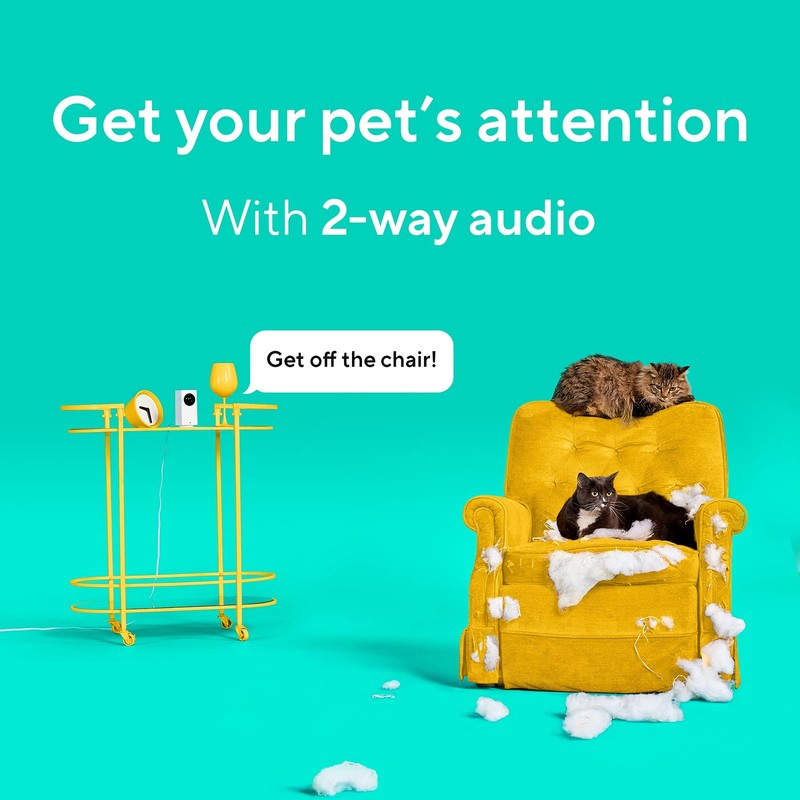 Cam Pan v2 360° Pet with App PTZ Indoor Smart for Dog Cat Baby Elderly Monito... gallery