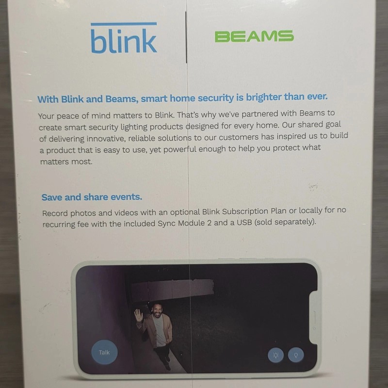 Blink Outdoor Floodlight LED Smart Security Camera Battery B094YXVVRF New SEALED gallery