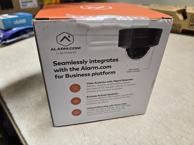 SEALED Alarm.com ADC-VC827P 1080P Indoor/Outdoor Fixed Dome Security Camera PoE gallery