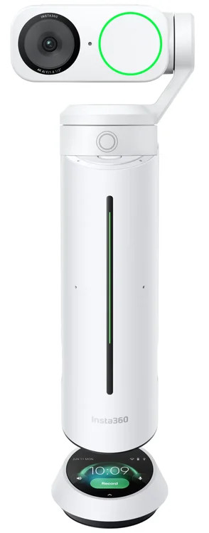 Insta360 Link 2 Webcam with Wave Conference Mic – White