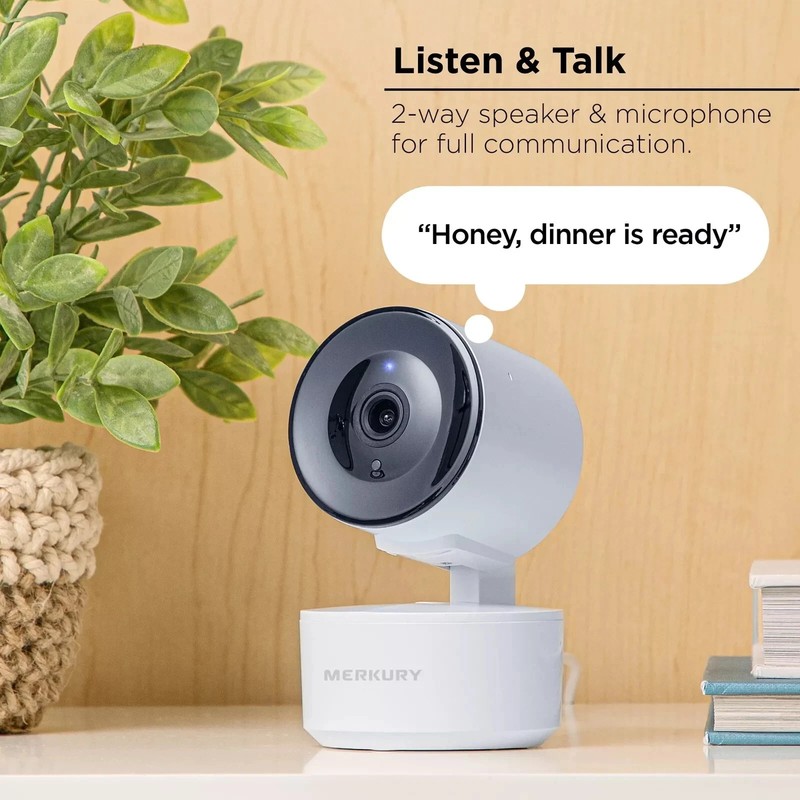 Merkury Smart Auto-Follow Indoor Camera - Requires 2.4 GHz Wi-Fi (MI-CW054)™ gallery
