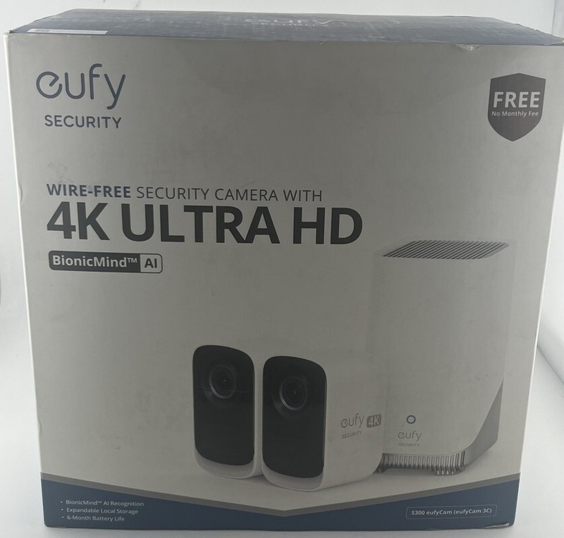 EUFY SECURITY T8881 S300 EUFYCAM 4K ULTRA HD 2-CAM SECURITY CAMERA KIT gallery
