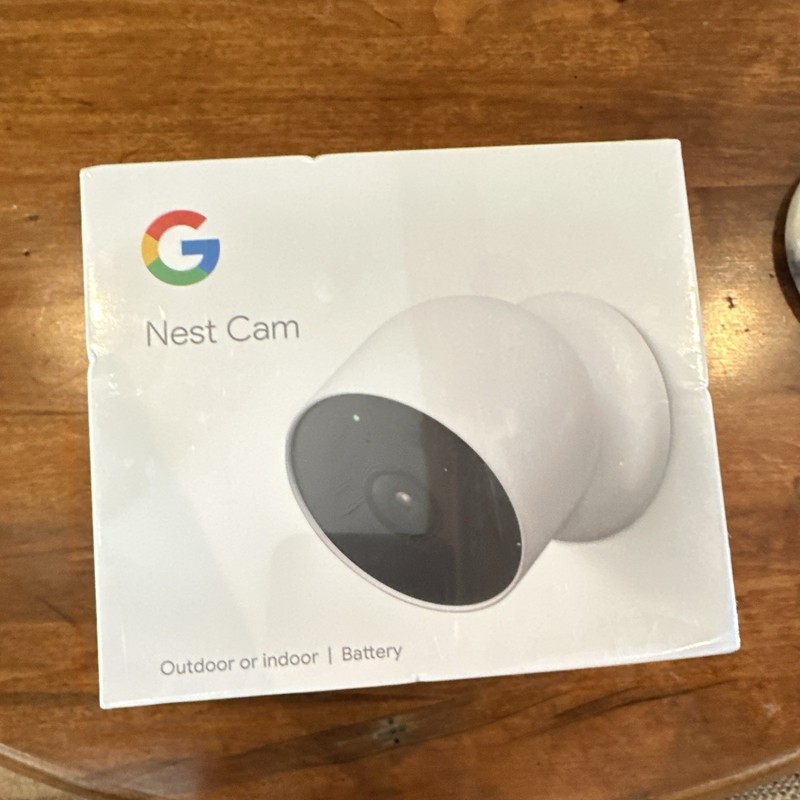 Google Nest Cam Battery Indoor/Outdoor 1080p Wi-Fi Camera White Night Vision