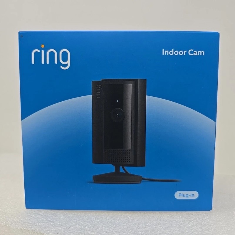 Ring Indoor Cam (2nd Gen) Wired 1080p Security Camera with Privacy Cover – Black