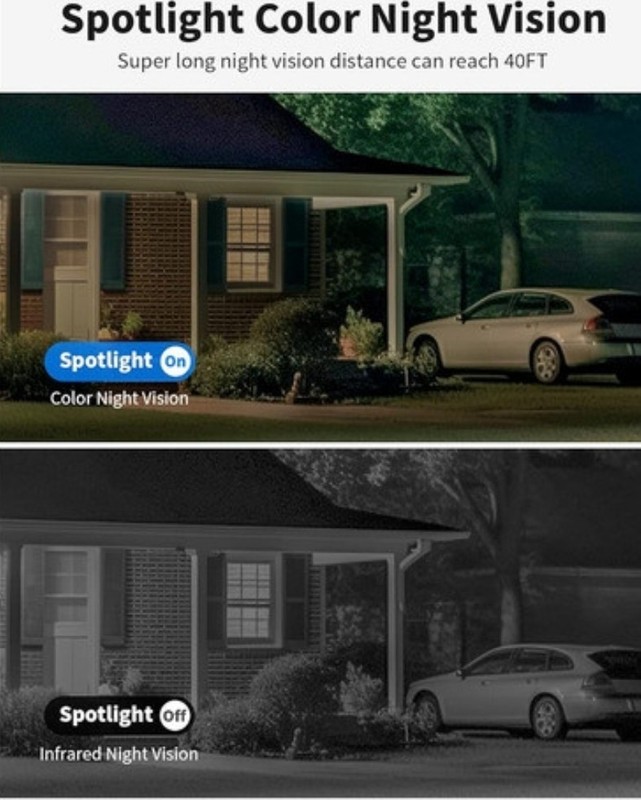 TKENPRO 2K Wireless Outdoor Security Camera... 4 gallery