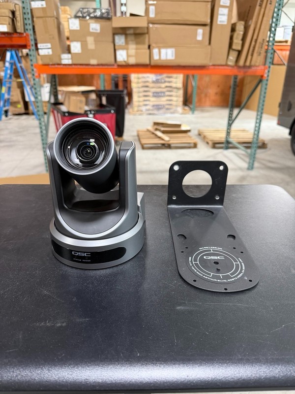 QSC Q-SYS PTZ-12X72 Professional 12x PTZ Network Camera with Wall Mount