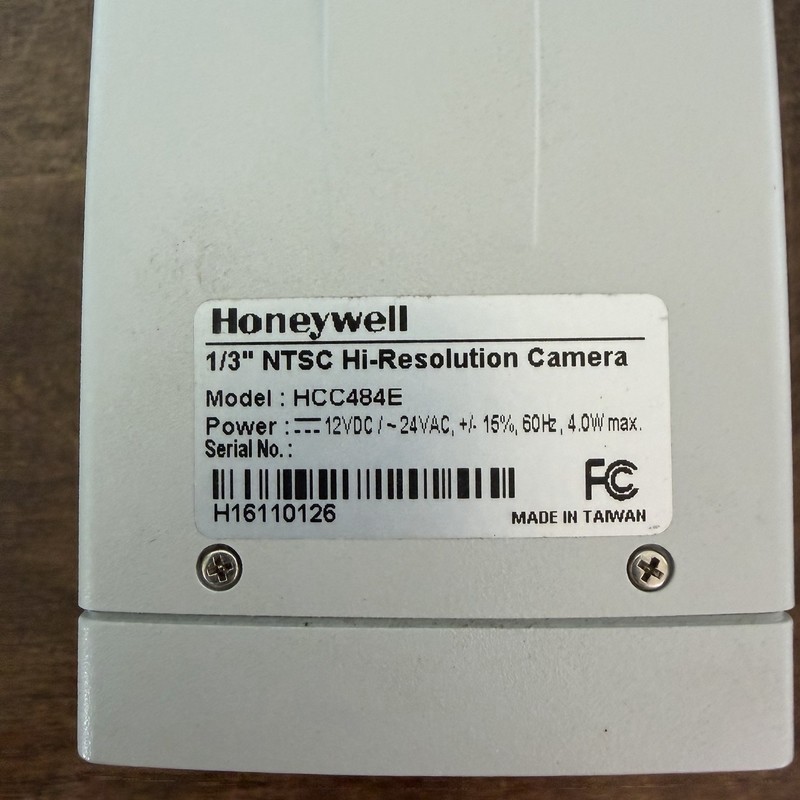 Honeywell HCC484E 1/3" NTSC Box Security Camera w/ Honeywell 3.5-8mm Lens gallery