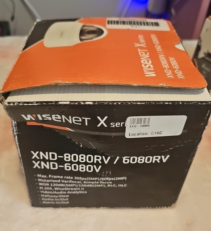 Wisenet X Series XND-8080RV/6080RV/XND-6080V