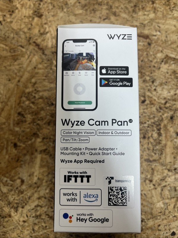 Wyze Cam Pan V3 1080p Indoor/Outdoor Wi-Fi Pan Tilt Zoom Smart Home Camera gallery
