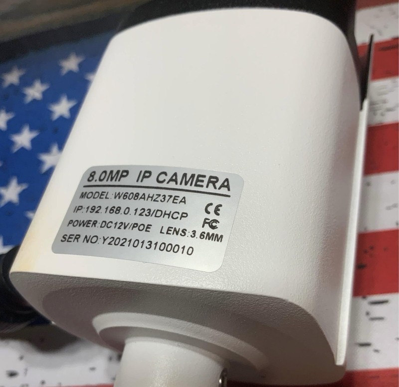 PANOOB 8MP 4K IP POE W/Mic Indoor/Outdoor Security Camera Motion Alert 110° View gallery