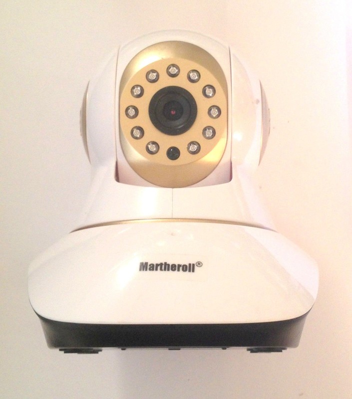 Martheroll HD IP Monitor Camera for 2.4GHz Wi-Fi – Model IPC-W6A – PW:123