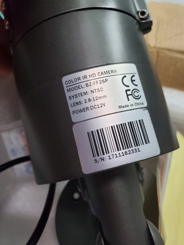 blue zebra Dome Bullet Security Camera Parts/ Not Working gallery