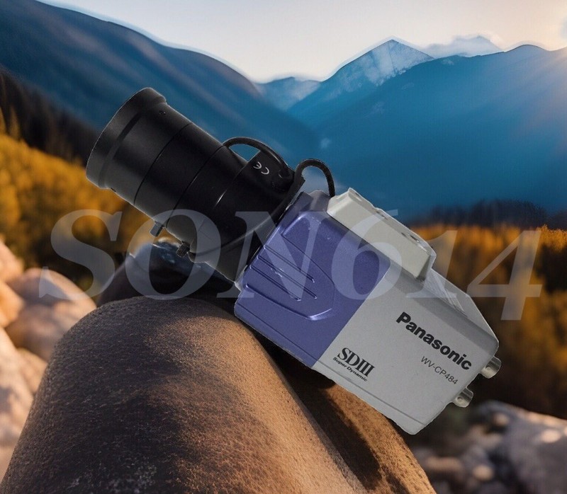 Panasonic WV-CP484 Security Color Camera W/ 5-40mm 540TVL ABF (SN:4721) TESTED!