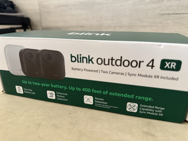 Blink Outdoor 4 XR Two Wireless HD Camera Smart System w/ Sync Module - Sealed! gallery