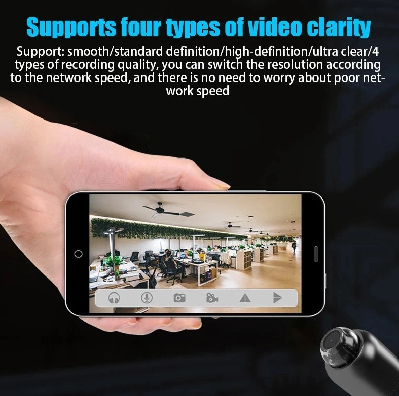 1pc 1080P HD Mini WiFi Wireless Camera Night Vision Remote Monitor - NEW gallery