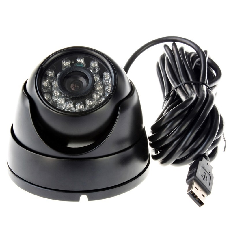 1080P Dome USB Camera 2MP Webcamera Outdoor IR Night Vision Webcam with 6mm Lens gallery